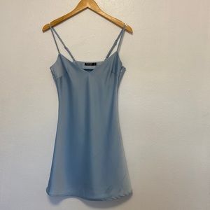 Nasty Gal Pale Blue Dress
